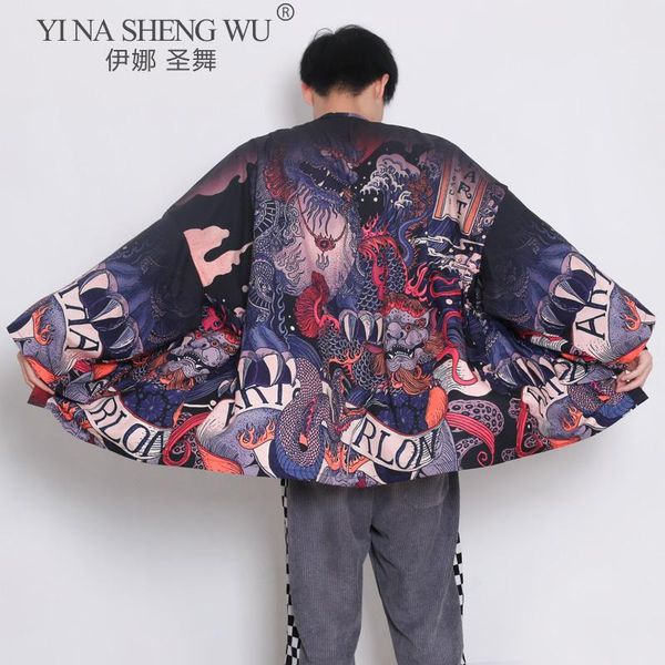 fashion japanese style printed dragon kimono men bathrobe sleepwear man long sleeve summer robe asian harajuku loose clothes ethnic clothing, Red
fashion japanese style printed dragon kimono men bathrobe sleepwear man long sleeve summer robe asian harajuku loose clothes ethnic clothing, Red