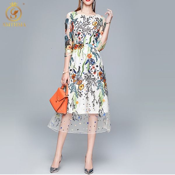 casual dresses 2021 fashion designer women's half sleeve mesh embroidery flowers vintage long es vestidos kkti, Black;gray
casual dresses 2021 fashion designer women's half sleeve mesh embroidery flowers vintage long es vestidos kkti, Black;gray