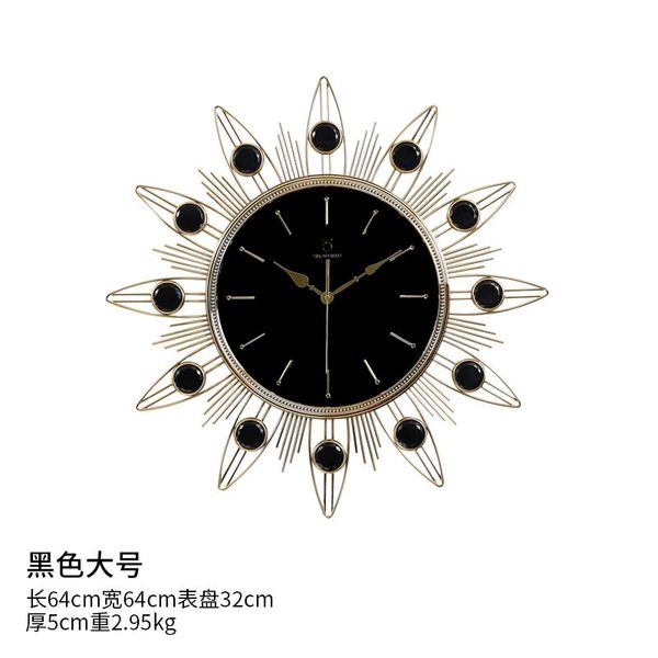 wall clocks nordic large luxurt gold black european living room watch creative sunflower metal klok home decoration ab50zb
wall clocks nordic large luxurt gold black european living room watch creative sunflower metal klok home decoration ab50zb