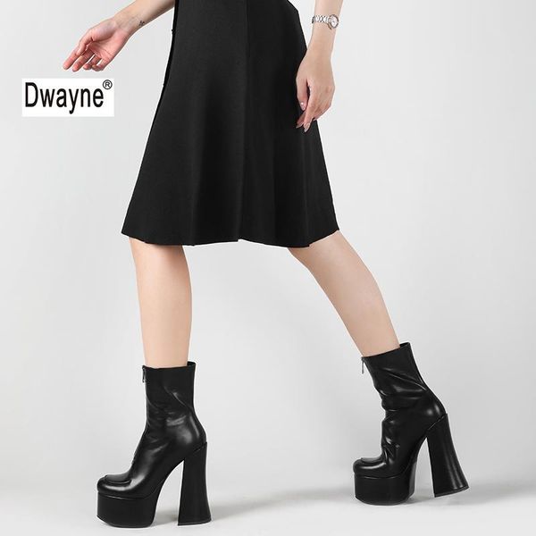 boots mid-calf boot woman with 14cm high heel 2021 fashion round toe pu wedding club party shoe girl goth punk big size 34-42, Black
boots mid-calf boot woman with 14cm high heel 2021 fashion round toe pu wedding club party shoe girl goth punk big size 34-42, Black