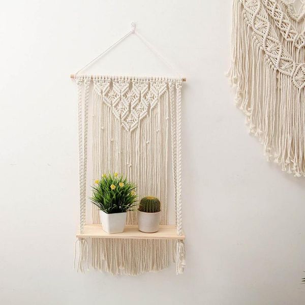 tapestries hand-woven macrame hanging planter basket wooden shelves bohemian style rack wall tapestry home room decor
tapestries hand-woven macrame hanging planter basket wooden shelves bohemian style rack wall tapestry home room decor