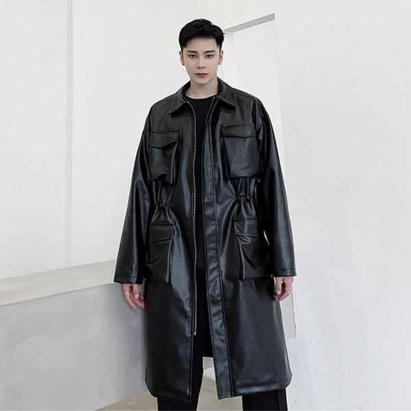men's long pu leather jacket warm winter trench men zipper closure motorcycle outerwear 9#20/10d50 fur & faux, Black
men's long pu leather jacket warm winter trench men zipper closure motorcycle outerwear 9#20/10d50 fur & faux, Black