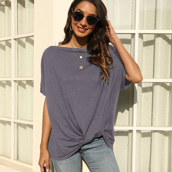 2021 spring and summer europe america solid color off shoulder t-shirt women's loose short sleeve top, White
2021 spring and summer europe america solid color off shoulder t-shirt women's loose short sleeve top, White