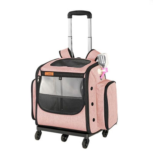 cat carriers,crates & houses folding strolley pet bag carrier large universal wheel backpack outdoor travel portable transparent breathable
cat carriers,crates & houses folding strolley pet bag carrier large universal wheel backpack outdoor travel portable transparent breathable