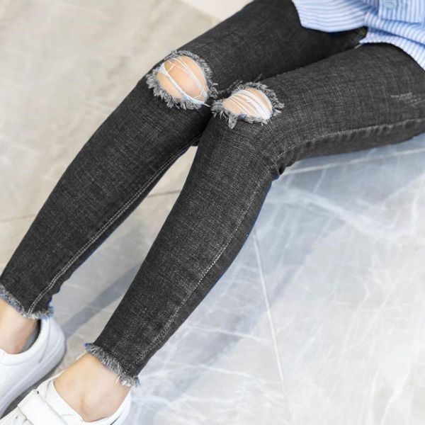 girls jeans hole ripped for kids korean denim pants black thicken floral jean girl trousers, Blue
girls jeans hole ripped for kids korean denim pants black thicken floral jean girl trousers, Blue