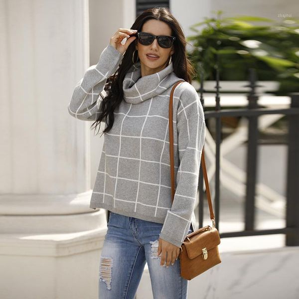 winter women's turtleneck knit sweater long sleeve pullover woman sweaters plaid elegant slim outwear loose fit, White;black
winter women's turtleneck knit sweater long sleeve pullover woman sweaters plaid elegant slim outwear loose fit, White;black