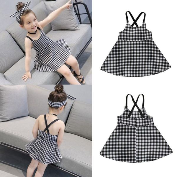 girl's dresses toddler girls princess plaid strap dress kids baby sleeveless outfits kid for knee-length, Red;yellow
girl's dresses toddler girls princess plaid strap dress kids baby sleeveless outfits kid for knee-length, Red;yellow