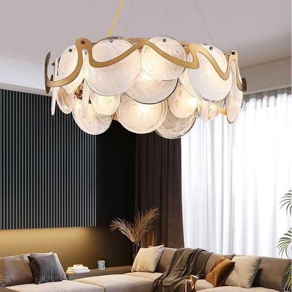 glass chandelier ring living room dining bedroom simple modern white / gray chandeliers
glass chandelier ring living room dining bedroom simple modern white / gray chandeliers