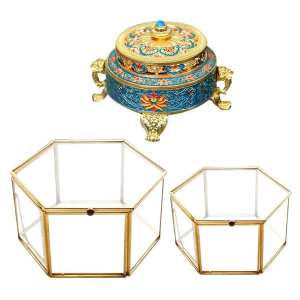 fragrance lamps incense burner holder tibetan style painted enamel alloy coil with 2pcs geometrical clear glass jewelry box
fragrance lamps incense burner holder tibetan style painted enamel alloy coil with 2pcs geometrical clear glass jewelry box
