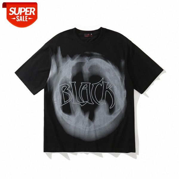 letter smoke printed short-sleeved t-shirt men's ins european and american round neck five-point sleeves street flow loose half #ff6a, White;black
letter smoke printed short-sleeved t-shirt men's ins european and american round neck five-point sleeves street flow loose half #ff6a, White;black