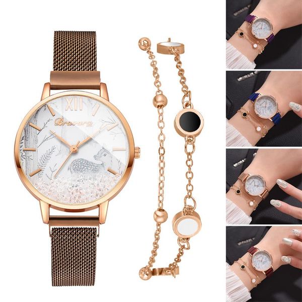 wristwatches fashion women casual watch cartoon printed round dial alloy strap for girls party d88, Slivery;brown
wristwatches fashion women casual watch cartoon printed round dial alloy strap for girls party d88, Slivery;brown