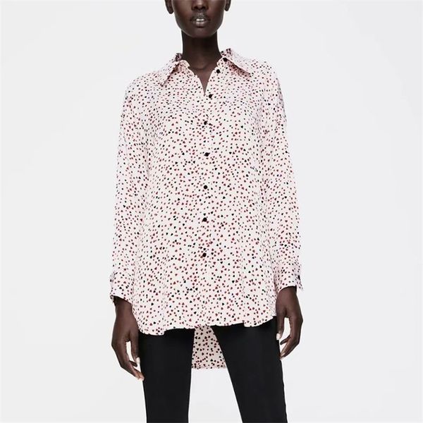 women's flower heart print blouse za fashion spring summer casual long sleeve shirt ladies elegant buttons dating 210422, White
women's flower heart print blouse za fashion spring summer casual long sleeve shirt ladies elegant buttons dating 210422, White