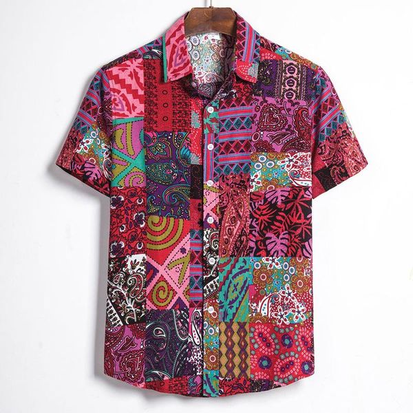 men's casual shirts short sleeve shirt vacation hawaiian button red printed beach camisa masculina plus size, White;black
men's casual shirts short sleeve shirt vacation hawaiian button red printed beach camisa masculina plus size, White;black