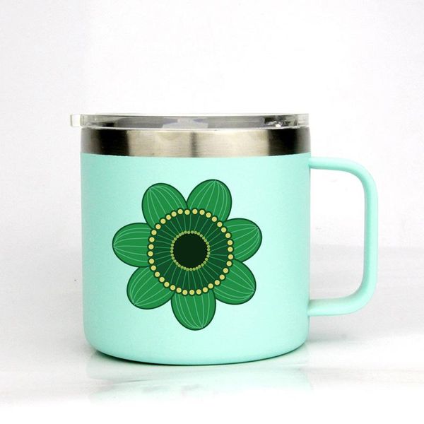 14oz coffee cup green flower double wall stainless steel mug water bottle car bottles
14oz coffee cup green flower double wall stainless steel mug water bottle car bottles