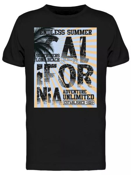Beach Endless Summer Tee Men's -Image by Shutterstock, White;black 
Beach Endless Summer Tee Men's -Image by Shutterstock, White;black