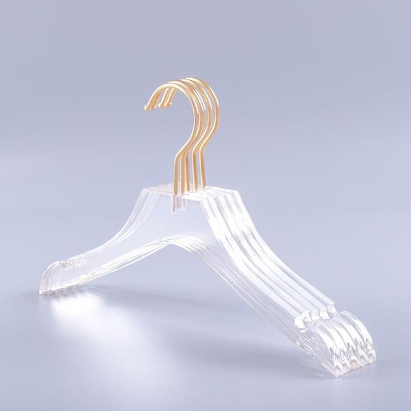 hangers & racks 5pcs clear acrylic clothes with gold hook shirts dress hanger notches for lady kids
hangers & racks 5pcs clear acrylic clothes with gold hook shirts dress hanger notches for lady kids