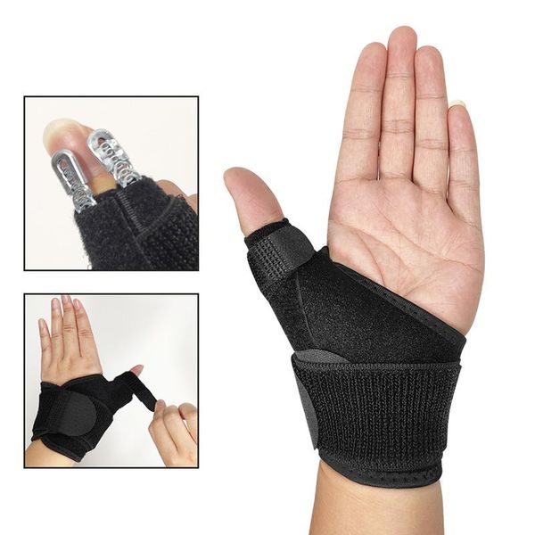 wristband sports finger guard fintess workout wrist support portable running brace training equipment sport supplies, Black;red
wristband sports finger guard fintess workout wrist support portable running brace training equipment sport supplies, Black;red