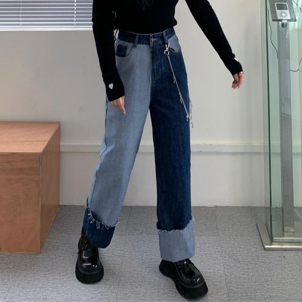 mixed colors design women jeans streetwear high waist straight denim pants fashion ladies loose casual cotton jean trousers women's, Blue
mixed colors design women jeans streetwear high waist straight denim pants fashion ladies loose casual cotton jean trousers women's, Blue