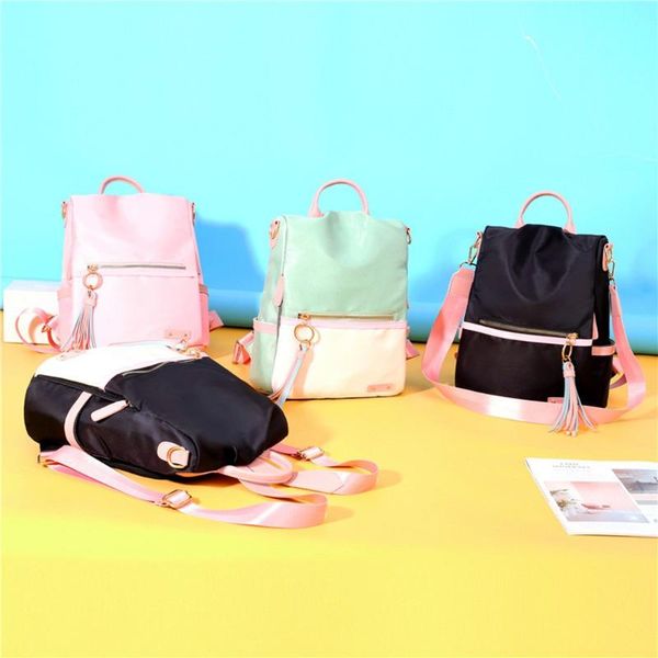 backpack candy color waterproof women nylon school bags for teenagers girls patchwork backpacks female rucksack mochila
backpack candy color waterproof women nylon school bags for teenagers girls patchwork backpacks female rucksack mochila