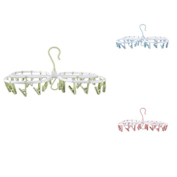 hangers & racks 32-clip multi-function round rough foldable underwear drying rack brand pp environmental protection
hangers & racks 32-clip multi-function round rough foldable underwear drying rack brand pp environmental protection