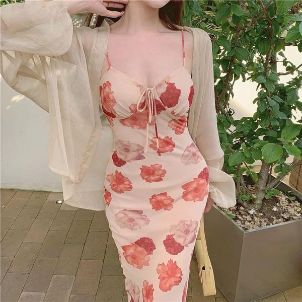 casual dresses french vintage strap dress women sweet elegant sleeveless floral female v-neck beach party summer 2021, Black;gray
casual dresses french vintage strap dress women sweet elegant sleeveless floral female v-neck beach party summer 2021, Black;gray