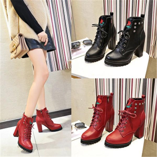 boots woman party high heels ankle fashion rose flower women spring autumn lace-up soft leather platform shoes blac, Black
boots woman party high heels ankle fashion rose flower women spring autumn lace-up soft leather platform shoes blac, Black