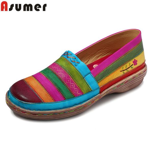 dress shoes asumer 2021 med heels round toe mixed colors genuine leather casual vintage style simple walking women, Black
dress shoes asumer 2021 med heels round toe mixed colors genuine leather casual vintage style simple walking women, Black