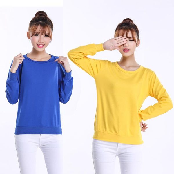 women's jackets pdd106 pure cotton color blank couple's sweater pullover round collar advertising shirt sports leisure long sleeve, Black;brown
women's jackets pdd106 pure cotton color blank couple's sweater pullover round collar advertising shirt sports leisure long sleeve, Black;brown