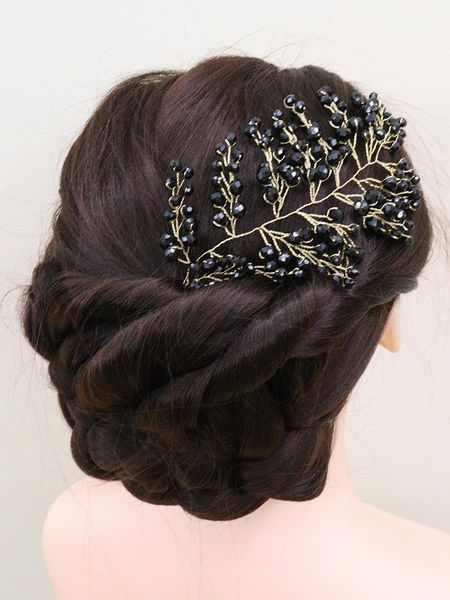 headpieces trendy black gold crystal headbands handmade beads chic women hair accessories headdresses for weddings bride, Silver
headpieces trendy black gold crystal headbands handmade beads chic women hair accessories headdresses for weddings bride, Silver