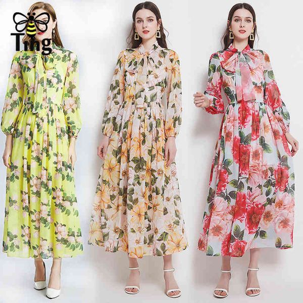 summer fashion runway vacation dress women floral print chiffon a-line midi vestidos flower art elbise chic 210513, Black;gray
summer fashion runway vacation dress women floral print chiffon a-line midi vestidos flower art elbise chic 210513, Black;gray