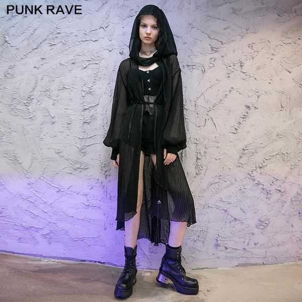 women's jackets gothic lace-up lantern sleeve belt long jacket black pointed wizard's hat pleat chiffon coat spring punk rave, Black;brown
women's jackets gothic lace-up lantern sleeve belt long jacket black pointed wizard's hat pleat chiffon coat spring punk rave, Black;brown