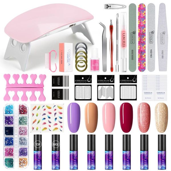 nail art kits 5ml polish gel kit with 6w led uv lamp base coat manicure tools set gilttle decoration varnish
nail art kits 5ml polish gel kit with 6w led uv lamp base coat manicure tools set gilttle decoration varnish