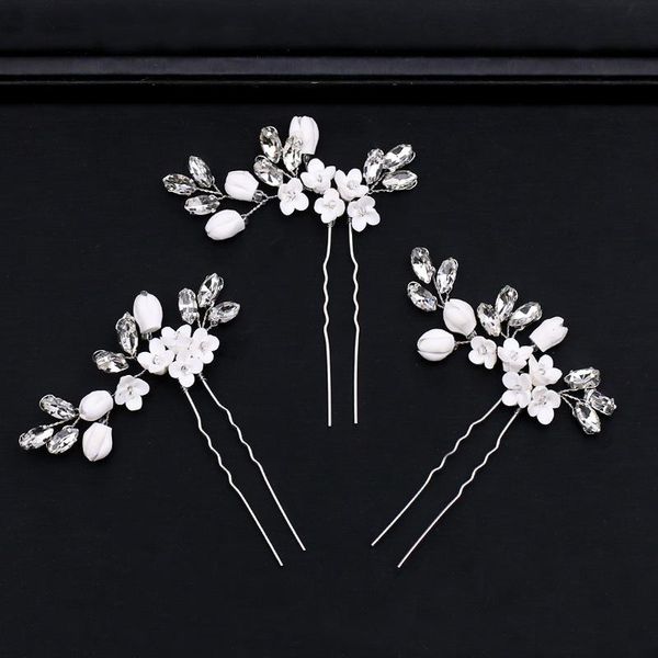 hair clips & barrettes bridal wedding crystal leaves white flower pins elegant headpiece bridesmaid veil jewelry accessories ea, Golden;silver
hair clips & barrettes bridal wedding crystal leaves white flower pins elegant headpiece bridesmaid veil jewelry accessories ea, Golden;silver