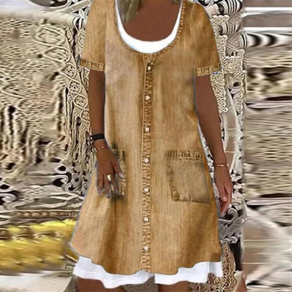 casual dresses loose fake two piece dress summer women sleeveless denim blue print straight s-3xl plus size boho sundress, Black;gray
casual dresses loose fake two piece dress summer women sleeveless denim blue print straight s-3xl plus size boho sundress, Black;gray
