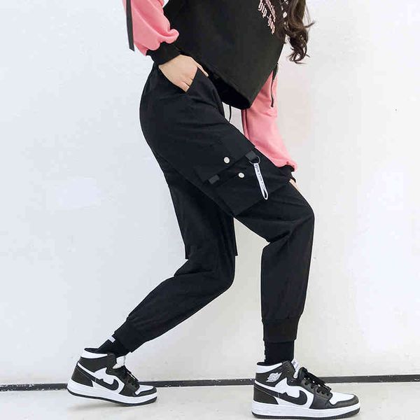 capris large female cargo high waist streetwear tactical baggy hip hop joggers pants, Black;white
capris large female cargo high waist streetwear tactical baggy hip hop joggers pants, Black;white