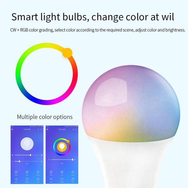 bulbs wifi smart led light bulb for ewelink alexa google home 85-265v 806lm 9w spotlight indoor lighting neon changing lamp decor
bulbs wifi smart led light bulb for ewelink alexa google home 85-265v 806lm 9w spotlight indoor lighting neon changing lamp decor