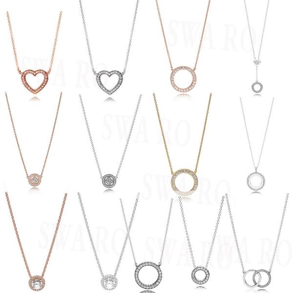 high-quality classic 925 silver double-sided simple hearts of, circles, love shape necklace original ladies jewelry with charm chains
high-quality classic 925 silver double-sided simple hearts of, circles, love shape necklace original ladies jewelry with charm chains