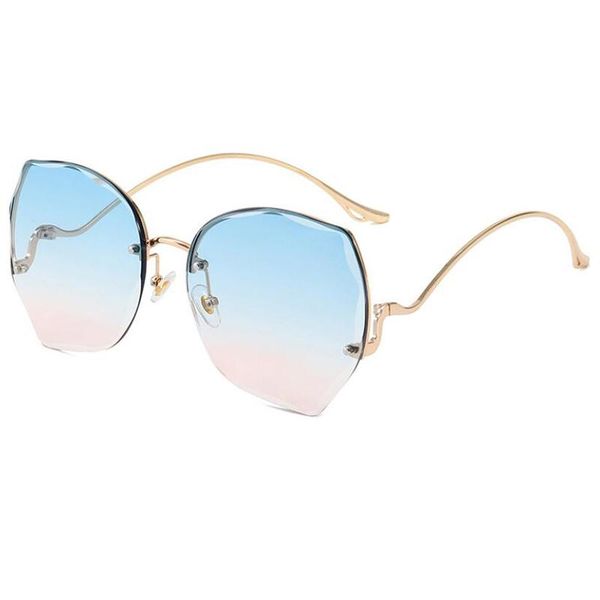 fashion rimless gradient sunglasses women designer shades cutting lens metal frames vintage sun glasses female uv, White;black
fashion rimless gradient sunglasses women designer shades cutting lens metal frames vintage sun glasses female uv, White;black