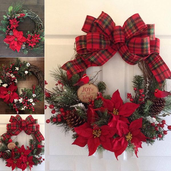 decorative flowers & wreaths christmas wreath artificial plant rattan circle wall decor simulation flower window wedding party supplies gift
decorative flowers & wreaths christmas wreath artificial plant rattan circle wall decor simulation flower window wedding party supplies gift