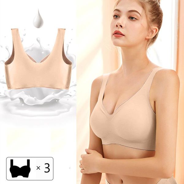 bras 3pcs/lot women's underwear tube latex bra lingerie seamless push up bralette female clothes sports vest intimates, Red;black
bras 3pcs/lot women's underwear tube latex bra lingerie seamless push up bralette female clothes sports vest intimates, Red;black