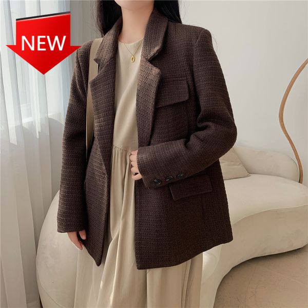 suits 0 autumn formal women's blazers ol'solid carving tweed blazer jacket 202, White;black
suits 0 autumn formal women's blazers ol'solid carving tweed blazer jacket 202, White;black
