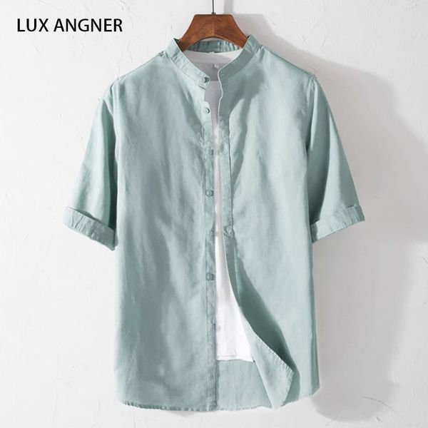 2021 men's linen cotton shirt short sleeve solid shirts men comfortable slim fit casual male brand clothing, White;black
2021 men's linen cotton shirt short sleeve solid shirts men comfortable slim fit casual male brand clothing, White;black