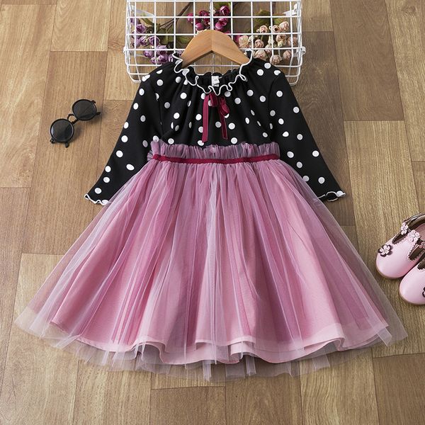 2021 autumn winter new sweet girl princess dress kids long-sleeved mesh gauze dresses girls polka dot party dress, Red;yellow
2021 autumn winter new sweet girl princess dress kids long-sleeved mesh gauze dresses girls polka dot party dress, Red;yellow