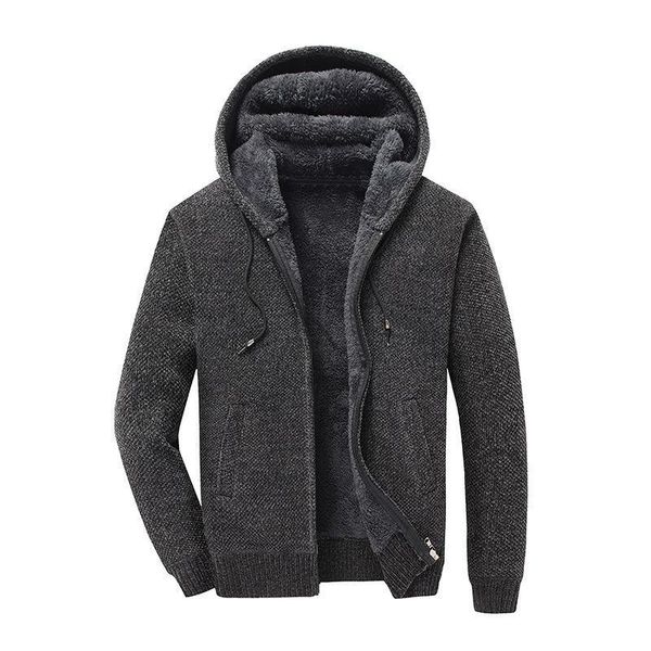 men's sweaters men sweater fleece cardigan winter jacket men's slim hooded thick warm coat 2021 mens clothing y145, White;black
men's sweaters men sweater fleece cardigan winter jacket men's slim hooded thick warm coat 2021 mens clothing y145, White;black