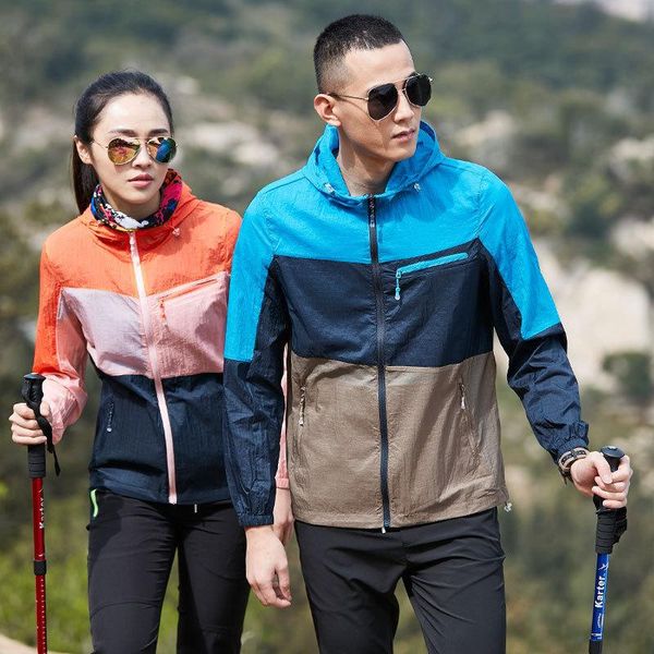men's jackets outdoor couple skin clothes casual splicing versatile ultra thin breathable sleeve sunscreen, Black;brown
men's jackets outdoor couple skin clothes casual splicing versatile ultra thin breathable sleeve sunscreen, Black;brown