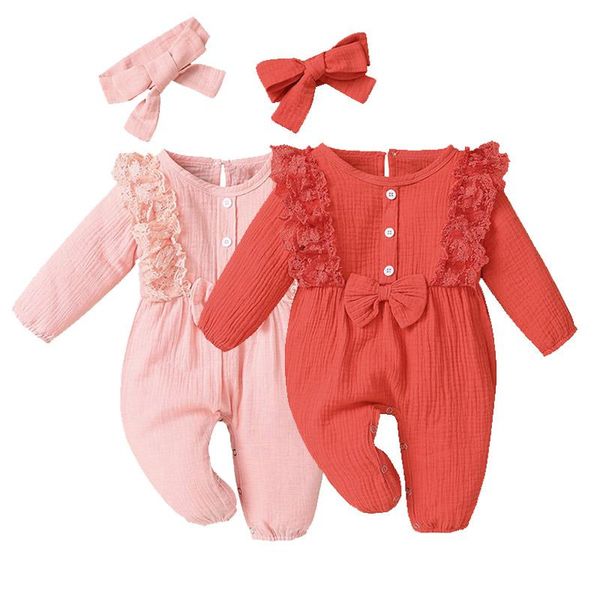 jumpsuits spring baby girl rompers born clothes toddler flare sleeve solid lace design romper jumpsuit with headband one-pieces, Blue
jumpsuits spring baby girl rompers born clothes toddler flare sleeve solid lace design romper jumpsuit with headband one-pieces, Blue