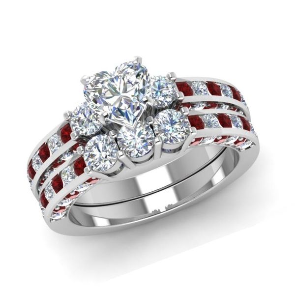 wedding rings carofeez 2pcs/set women heart set jewelry geometric zircon engagement bridal band valentine's day gift, Slivery;golden
wedding rings carofeez 2pcs/set women heart set jewelry geometric zircon engagement bridal band valentine's day gift, Slivery;golden