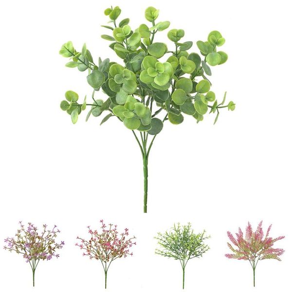 artificial plants eucalyptus grass plastic ferns green leaves fake flowers plant wedding home decoration table decors greenery decorative &
artificial plants eucalyptus grass plastic ferns green leaves fake flowers plant wedding home decoration table decors greenery decorative &