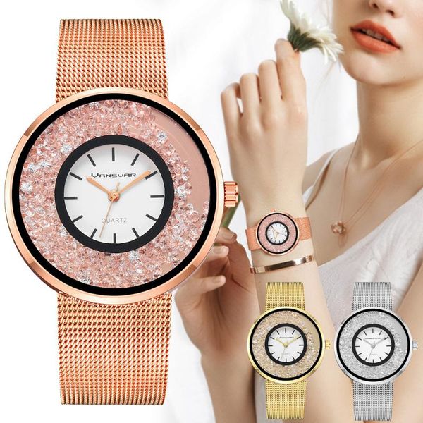 wristwatches two-tone gold and silver ultra-book watch business ultra-thin mesh belt ball quicksand, Slivery;brown
wristwatches two-tone gold and silver ultra-book watch business ultra-thin mesh belt ball quicksand, Slivery;brown