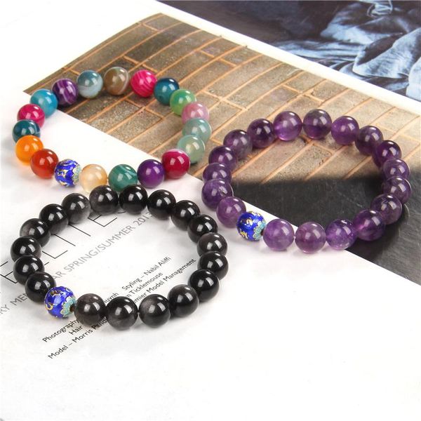 charm bracelets enamel style 10mm beads bracelet natural stone for women men obsidian amethysts colorful agat bangles gorgeous jewelry, Golden;silver
charm bracelets enamel style 10mm beads bracelet natural stone for women men obsidian amethysts colorful agat bangles gorgeous jewelry, Golden;silver